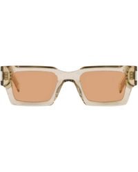 Saint Laurent - Sl 572 Rectangular Sunglasses - Lyst