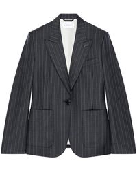 Givenchy - Wool Pinstripe Single-Breasted Blazer - Lyst