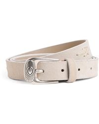 Eleventy - Suede Western Belt - Lyst
