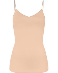 Hanro - Cotton Seamless Padded Camisole - Lyst