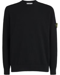 Stone Island - Virgin Wool Compass Sweater - Lyst