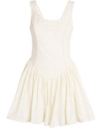 Agua Bendita - Cotton Pluma Playa Mini Dress - Lyst