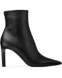 Jimmy Choo - Frankie 85 Leather Ankle Boots - Lyst