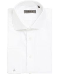Corneliani - Cotton Twill Long-sleeve Shirt - Lyst