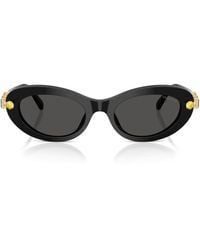 Swarovski - Acetate Oval Sk6042 Sunglasses - Lyst