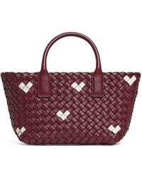 Bottega Veneta - Mini Leather Cabat Tote Bag - Lyst