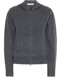 Max Mara - Cashmere Hooded Zip-Up Cardigan - Lyst