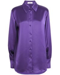 JOSEPH - Satin Dieu Blouse - Lyst