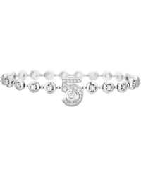 CHANEL - And Diamond Eternal N°5 Diamond Line Bracelet - Lyst