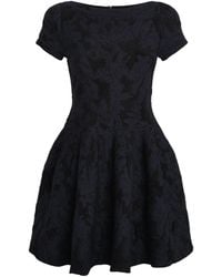 Sandro - Floral Jacquard Mini Dress - Lyst