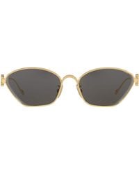 Loewe - Anagram Hexagonal Sunglasses - Lyst