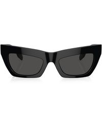 Burberry - Acetate Cat-eye Sunglasses - Lyst