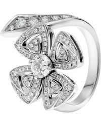 BVLGARI - And Diamond Fiorever Ring - Lyst