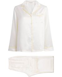 Manitu - Mulberry Silk Macaron Pyjamas - Lyst