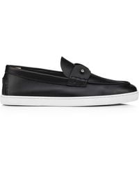 Christian Louboutin - Chambeliboat Leather Boat Shoes - Lyst