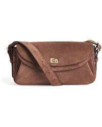 Sandro - Suede Le Mambo Shoulder Bag - Lyst