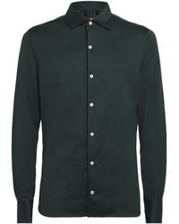 Isaia - Cotton Jersey Sport Shirt - Lyst