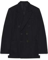 Givenchy - Wool Double-Breasted Blazer - Lyst