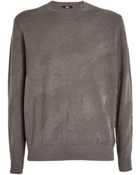 PAIGE - Cotton-blend Jacquard Sweater - Lyst