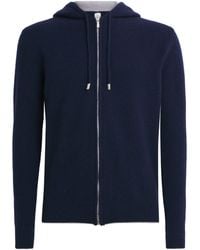 Eleventy - Cashmere Zip-Up Hoodie - Lyst