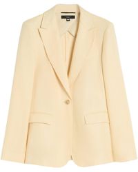 Weekend by Maxmara - Linen Single-Breasted Blazer - Lyst