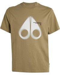 Moose Knuckles - Airbrushed Logo Maurice T-shirt - Lyst