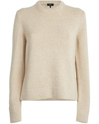 Theory - Mélange Side-split Sweater - Lyst