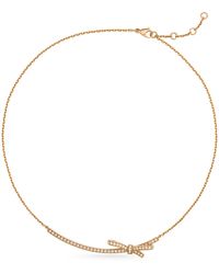 CHANEL - And Diamond Ruban Chain Necklace - Lyst