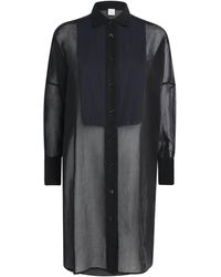 Eleventy - Cotton Longline Dress Shirt - Lyst