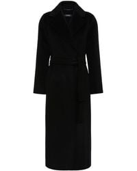 Max Mara - Virgin Wool-Cashmere Belted Coat - Lyst