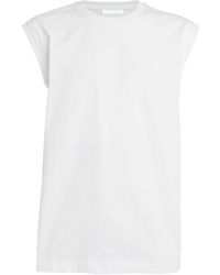 Helmut Lang - Sleeveless Back Logo T-shirt - Lyst