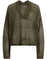 AllSaints - Misha V-neck Sweater - Lyst