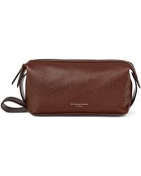 Aspinal of London - Leather Reporter Wash Bag - Lyst