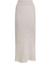 Rick Owens - Bias-Cut Maxi Skirt - Lyst