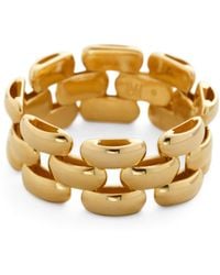 Monica Vinader - Vermeil Heirloom Chain Ring - Lyst
