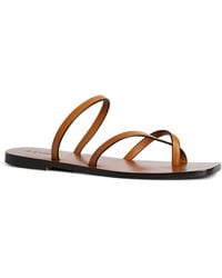A.Emery Leather Colby Sandals - Brown
