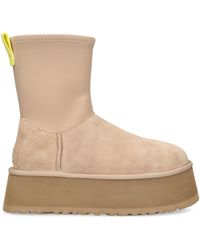 UGG - Classic Dipper Suede And Rubber Boots - Lyst