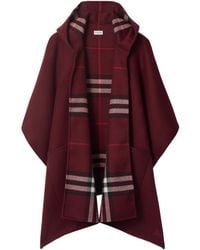 Burberry - Cashmere Hooded Cape - Lyst