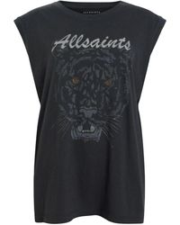 AllSaints - Sleeveless Hunter Brooke T-shirt - Lyst