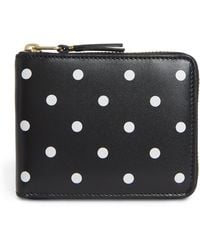 Comme des Garçons - Leather Polka-Dot Zipped Wallet - Lyst