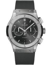 Hublot - Titanium Classic Fusion Chronograph Watch - Lyst