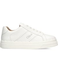 Chloé - Leather Lauren Sneakers - Lyst