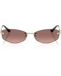 Jimmy Choo - Wire Oval Sunglasses - Lyst