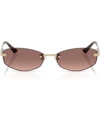Jimmy Choo - Wire Oval Sunglasses - Lyst