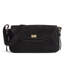 Sandro - Suede Le Mambo Shoulder Bag - Lyst