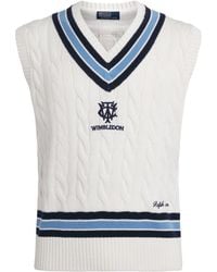 Ralph Lauren - X Wimbledon Cotton Sweater Vest - Lyst