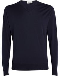 John Smedley - Merino Wool Blenheim Sweater - Lyst