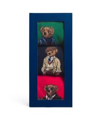 Polo Ralph Lauren - Cotton-Blend Polo Bear Socks - Lyst