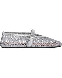 Alaïa - Fishnet Ballerinas - Lyst
