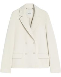 Max Mara - Cotton-Blend Jersey Blazer - Lyst